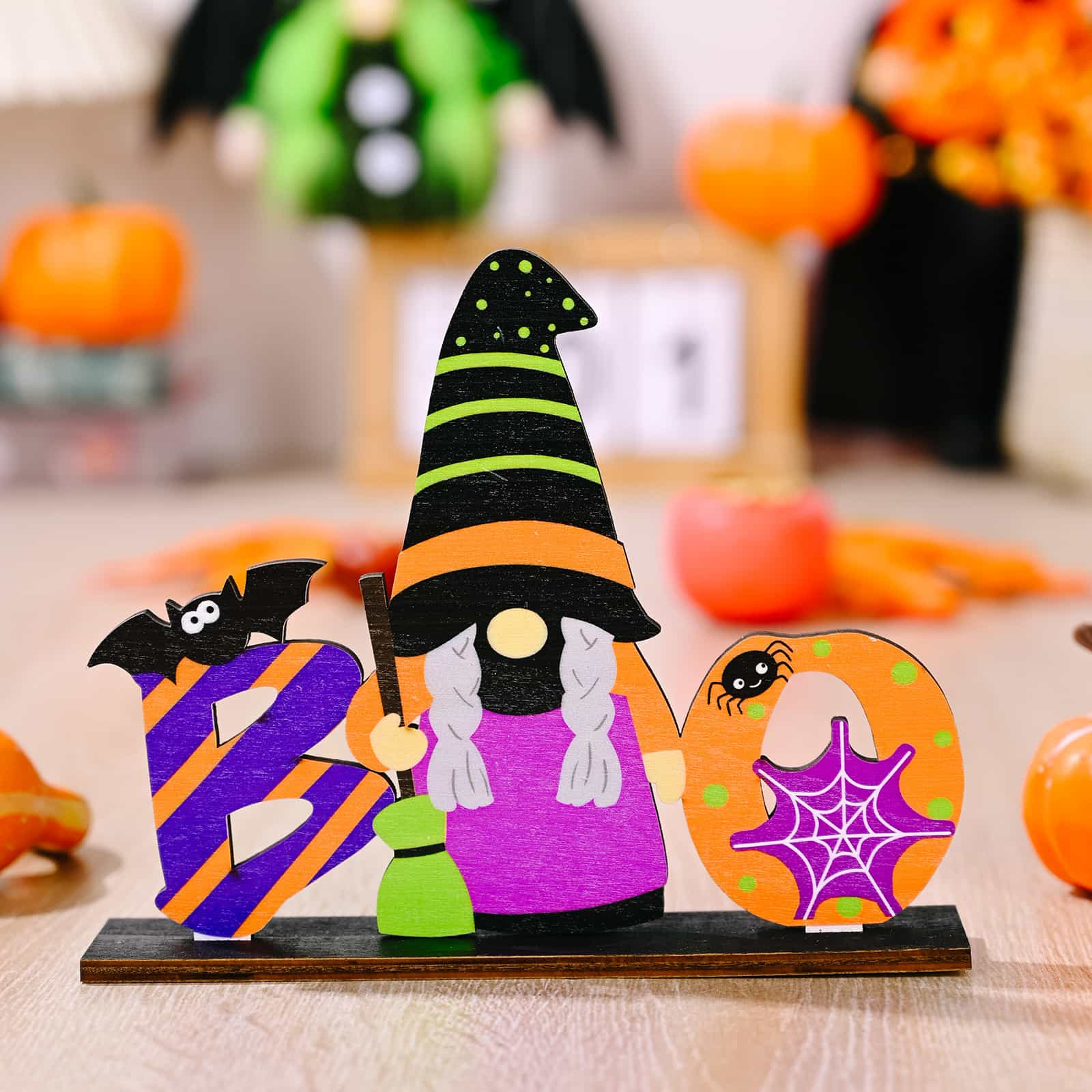 SORTYGO - Colorful Halloween Sign Ornaments in Style F One Size