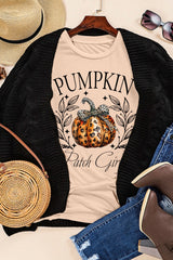 SORTYGO - Pumpkin Patch Girly Graphic T-Shirt in