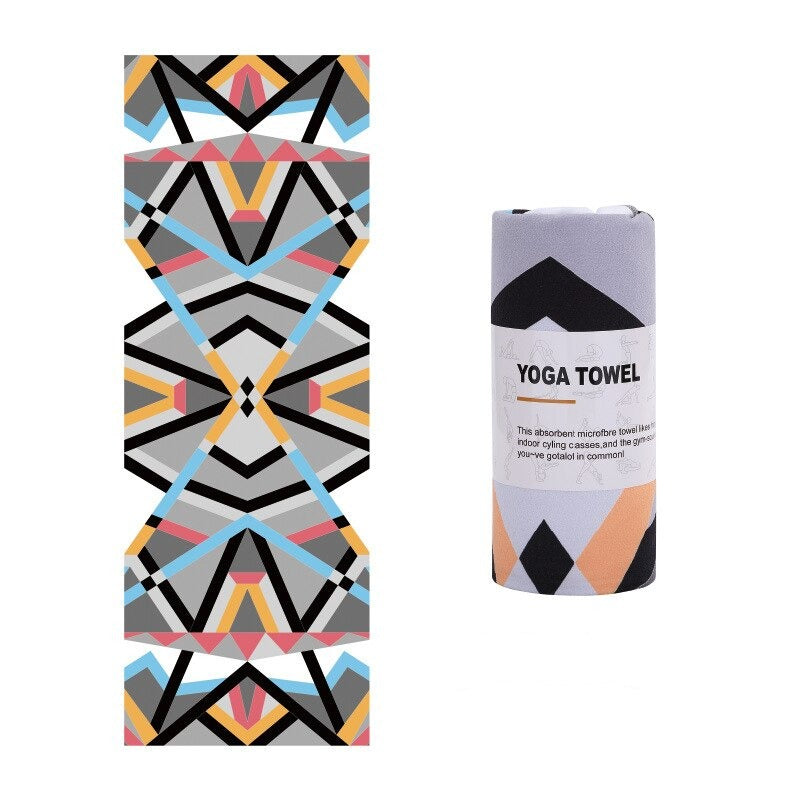 SORTYGO - Microfiber Non-Slip Printed Yoga Towel in P5