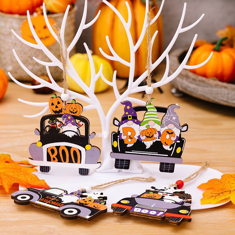 SORTYGO - Halloween Hanging Ornament Set in