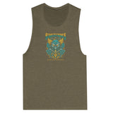 SORTYGO - Strigiformes Women Muscle Tank in Heather Olive