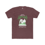 SORTYGO - On the City Men Fitted T-Shirt in Solid Maroon