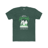SORTYGO - On the City Men Fitted T-Shirt in Solid Forest Green