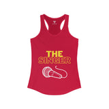 SORTYGO - The Singer Women Ideal Racerback Tank in Solid Red