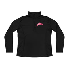 SORTYGO - Sweetness Women Quarter Zip Pullover in Black