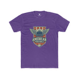 SORTYGO - American Football League Men Fitted T-Shirt in Solid Purple Rush