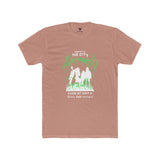 SORTYGO - On the City Men Fitted T-Shirt in Solid Desert Pink