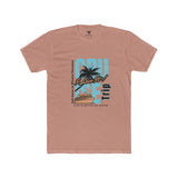 SORTYGO - Cruise Trip Men Fitted T-Shirt in Solid Desert Pink