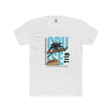 SORTYGO - Cruise Trip Men Fitted T-Shirt in Solid White