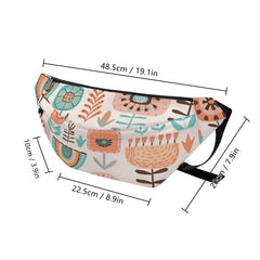 SORTYGO - Dance of Petals Fanny Pack in