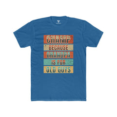 SORTYGO - Champ Men Fitted T-Shirt in Solid Cool Blue