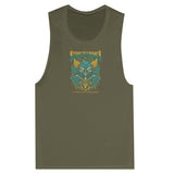 SORTYGO - Strigiformes Women Muscle Tank in Military Green