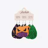 SORTYGO - Halloween Pumpkin and Skull Earrings Set in