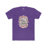 SORTYGO - Badass Fighters Men Fitted T-Shirt in Solid Purple Rush