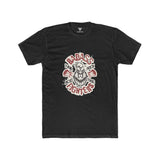 SORTYGO - Badass Fighters Men Fitted T-Shirt in Solid Black