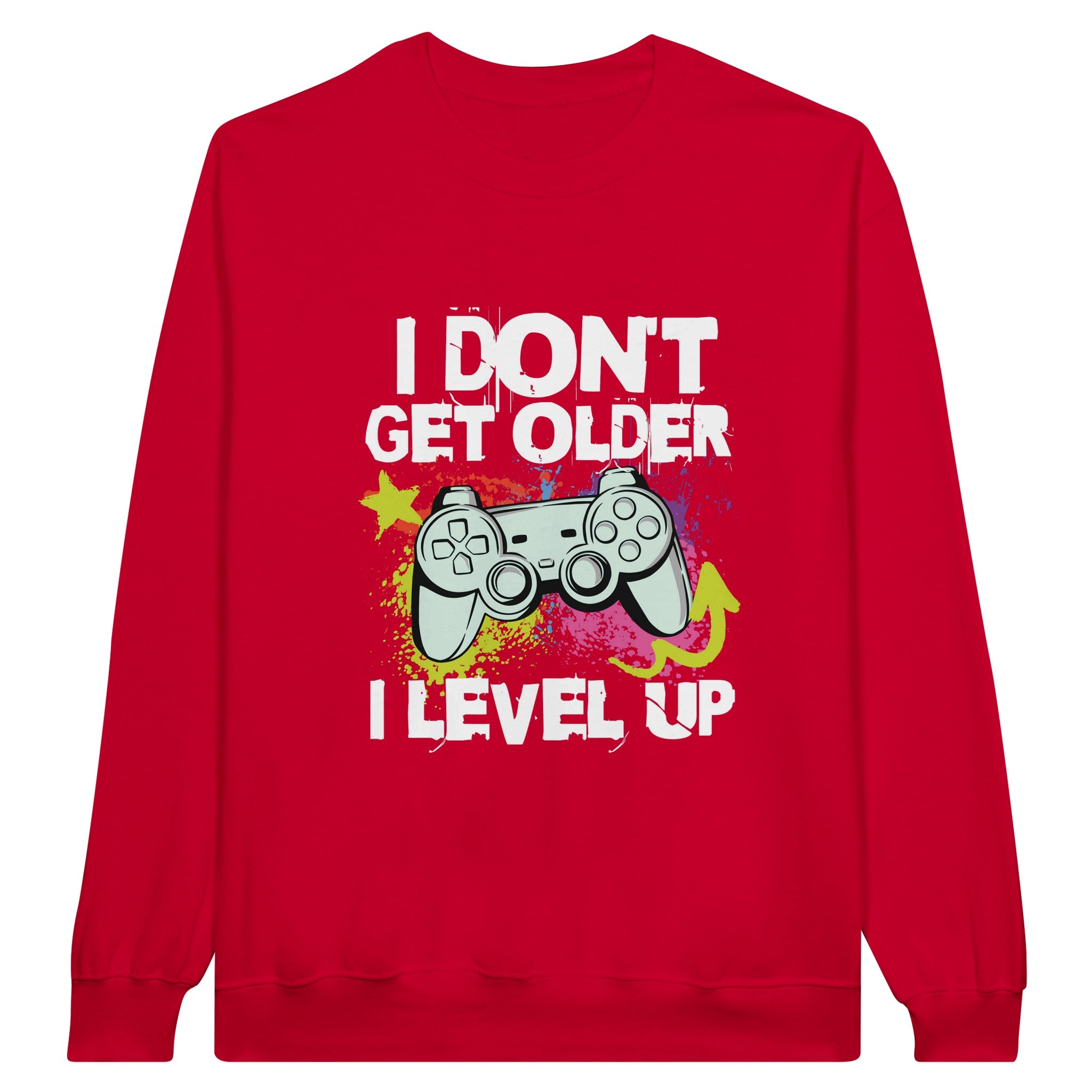 SORTYGO - I Level Up Men Sweatshirt in Red