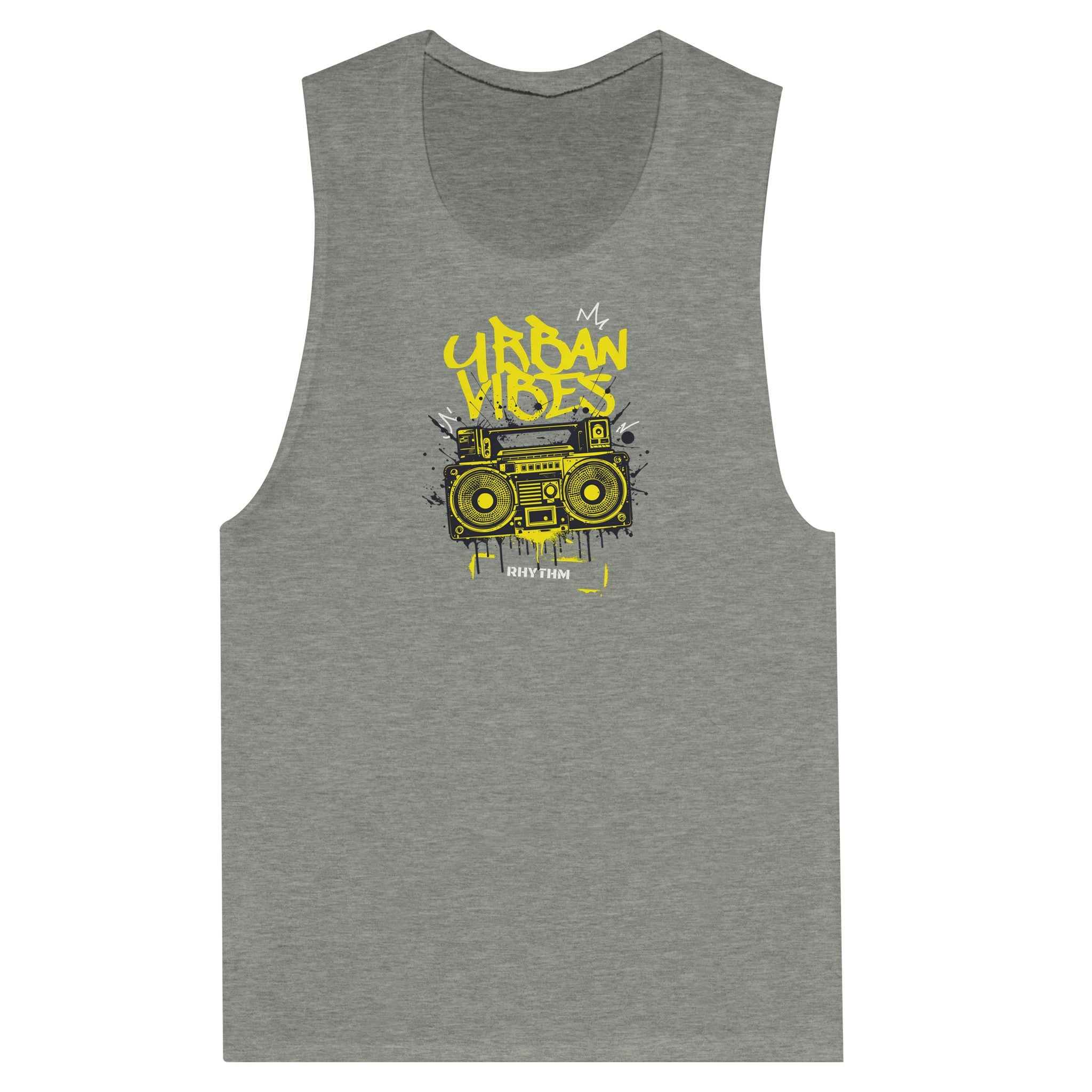 SORTYGO - Urban Vibes Women Muscle Tank in Athletic Heather