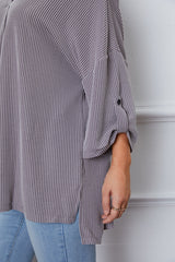 SORTYGO - Heather Grey Relaxed Tunic in