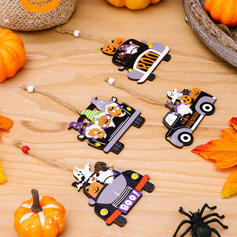 SORTYGO - Halloween Hanging Ornament Set in