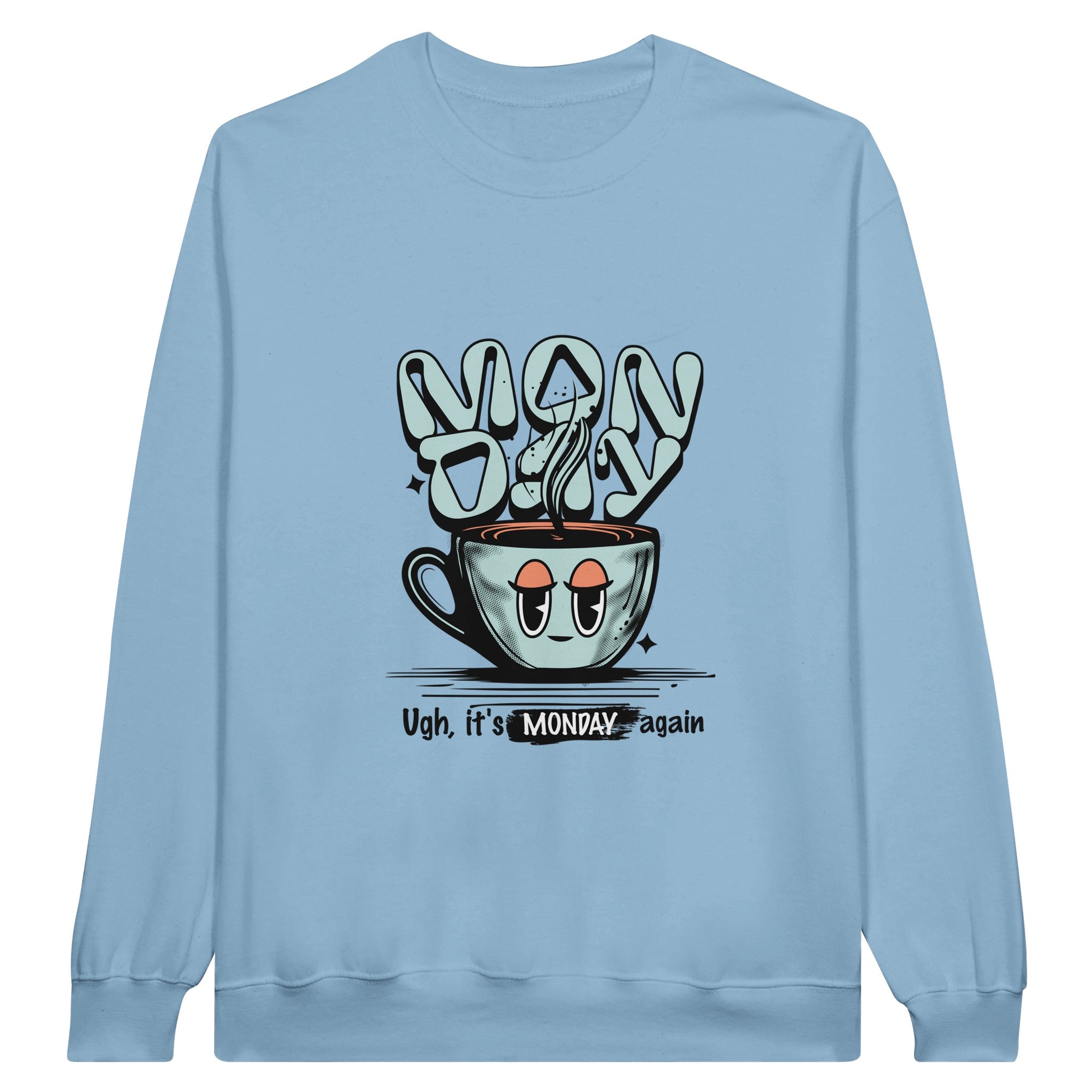 SORTYGO - Monday Men Sweatshirt in Light Blue