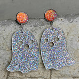 SORTYGO - Gleaming Ghost Halloween Earrings in Style B One Size