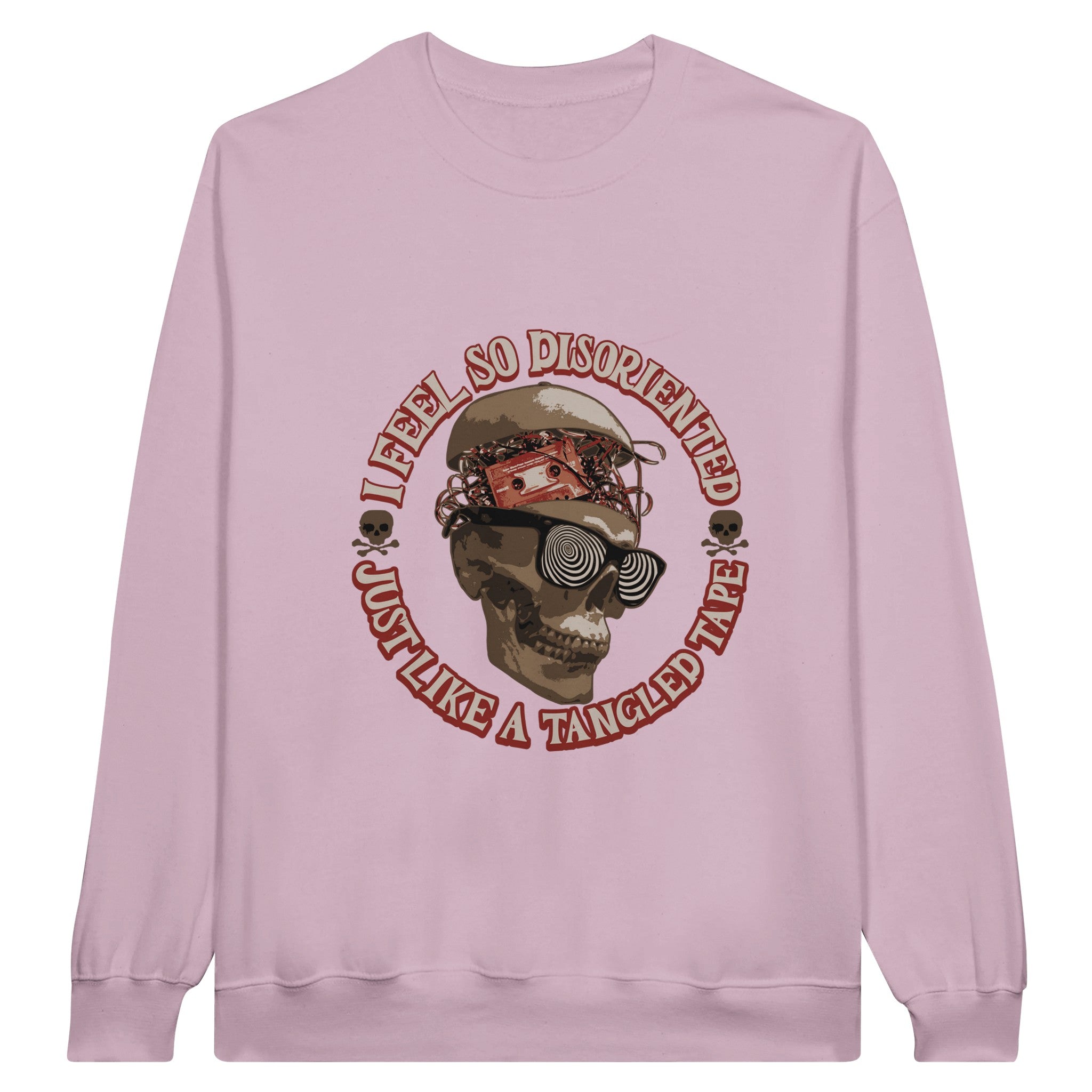 SORTYGO - Tangled Tape Men Sweatshirt in Light Pink