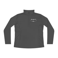 SORTYGO - Genuine Women Quarter Zip Pullover in Iron Grey
