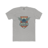 SORTYGO - American Football League Men Fitted T-Shirt in Solid Light Grey