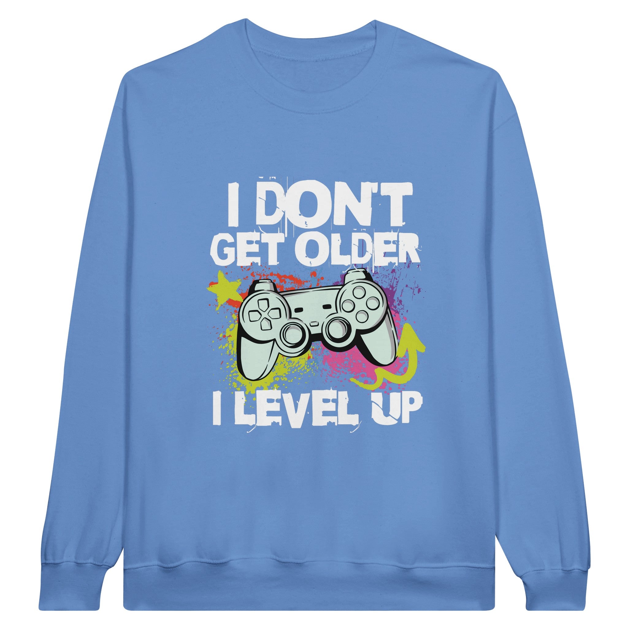 SORTYGO - I Level Up Men Sweatshirt in Carolina Blue