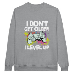 SORTYGO - I Level Up Men Sweatshirt in Sports Grey