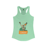 SORTYGO - Holiday is Coming Women Ideal Racerback Tank in Solid Mint