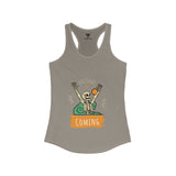 SORTYGO - Holiday is Coming Women Ideal Racerback Tank in Solid Warm Gray