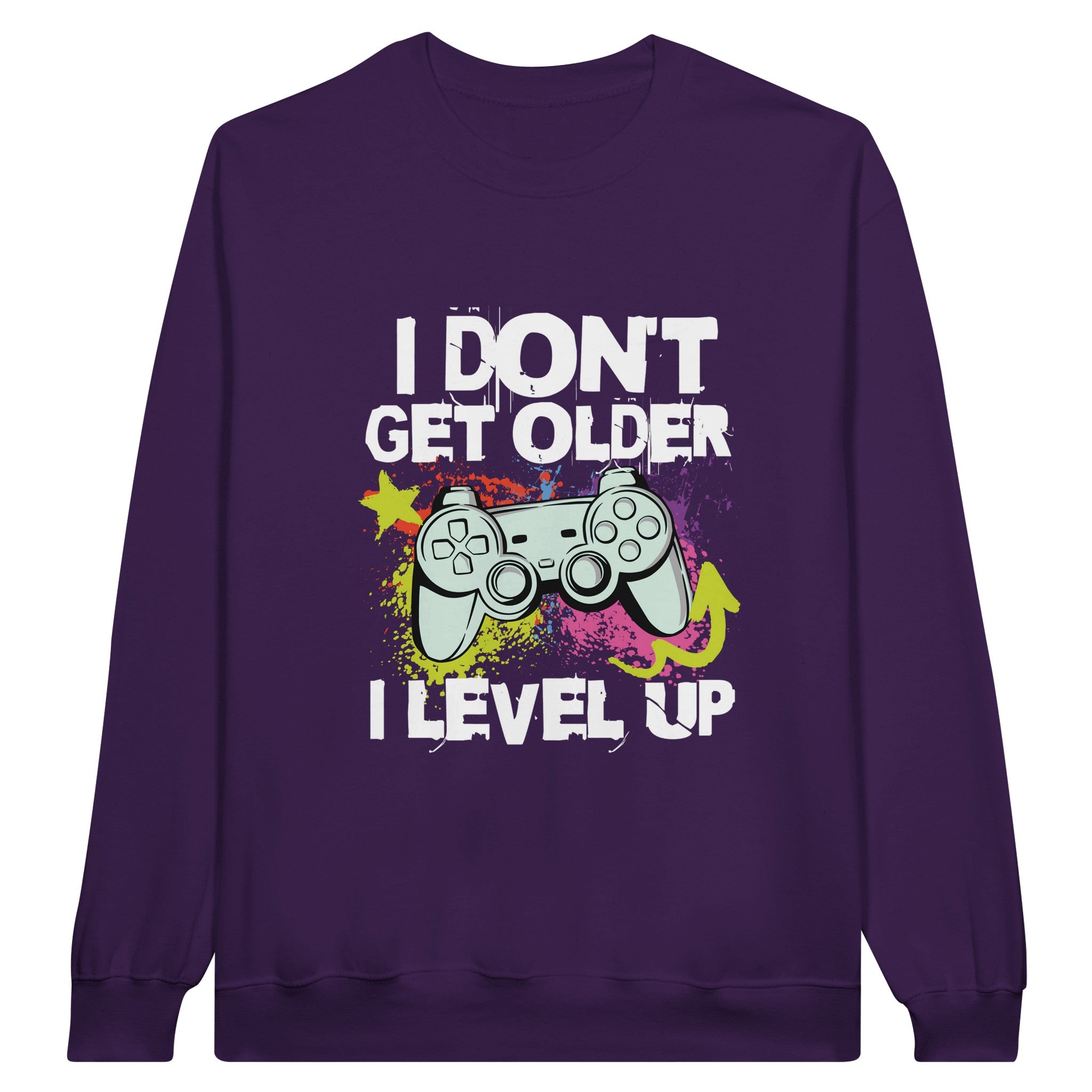 SORTYGO - I Level Up Men Sweatshirt in Purple