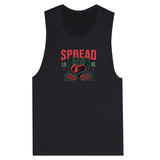 SORTYGO - Spread Love Women Muscle Tank in Black