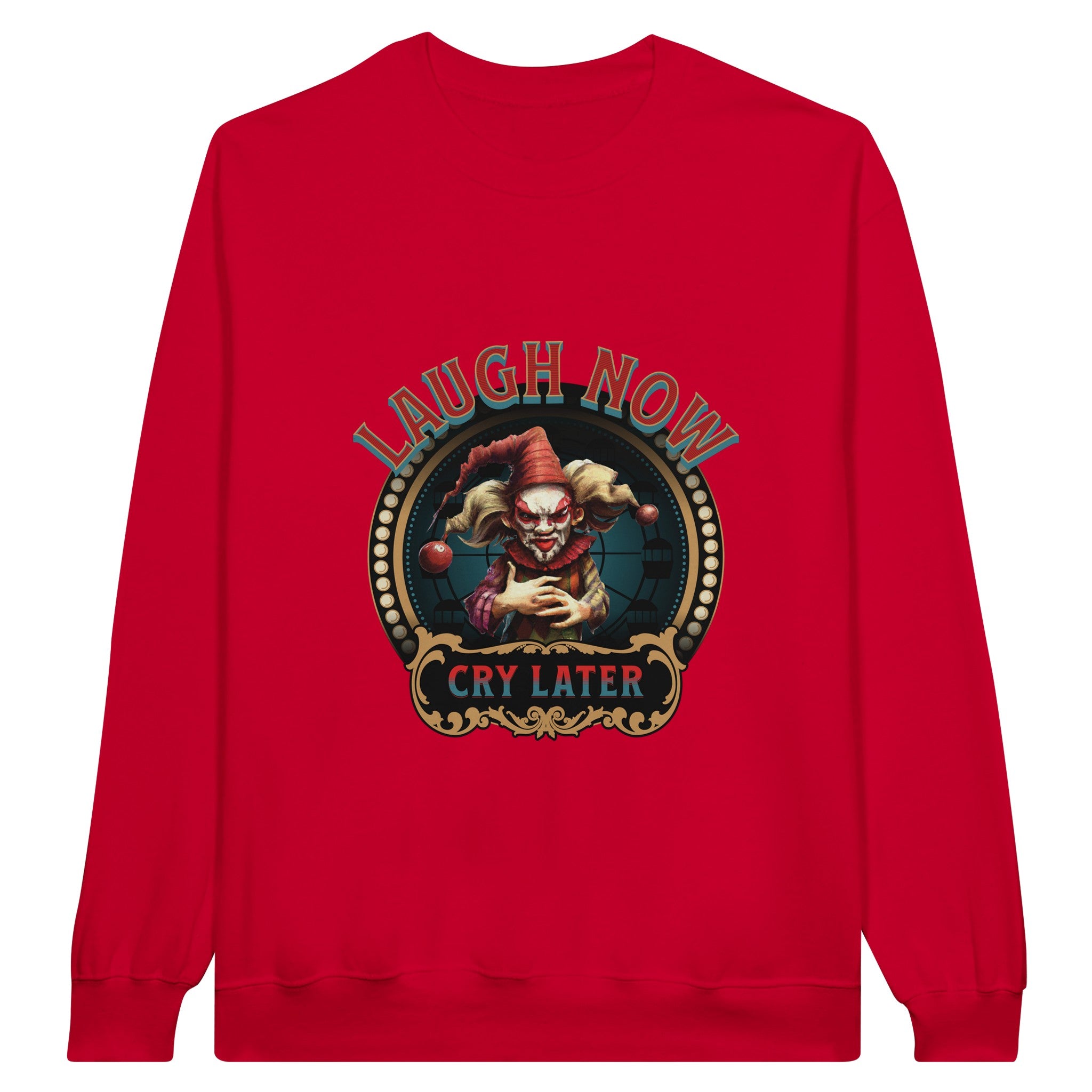 SORTYGO - Laugh Now Cry Later Men Sweatshirt in Red