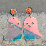 SORTYGO - Gleaming Ghost Halloween Earrings in Style C One Size