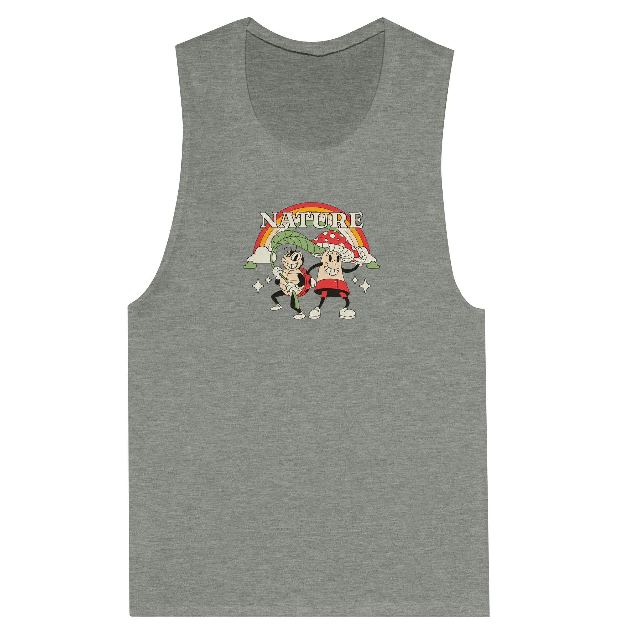 SORTYGO - Nature Mascot Women Muscle Tank in Athletic Heather
