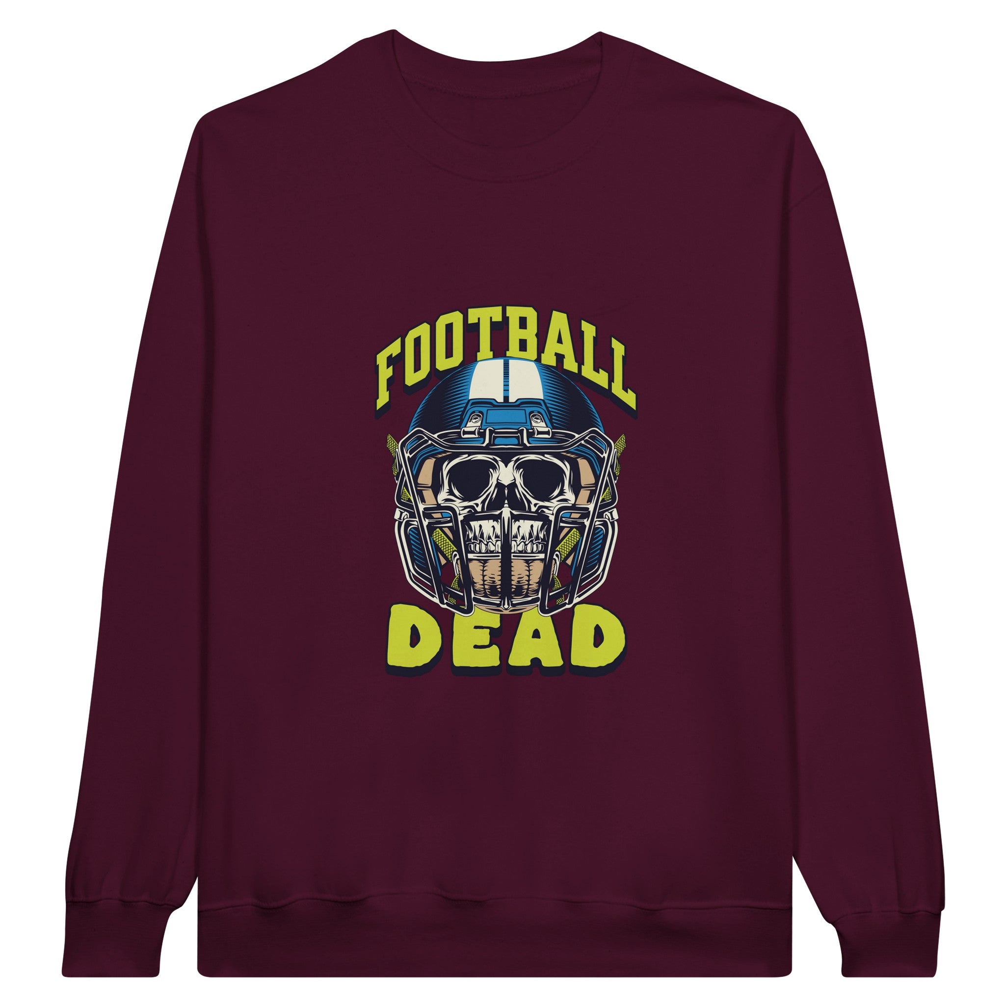 SORTYGO - Football Dead Men Sweatshirt in Maroon