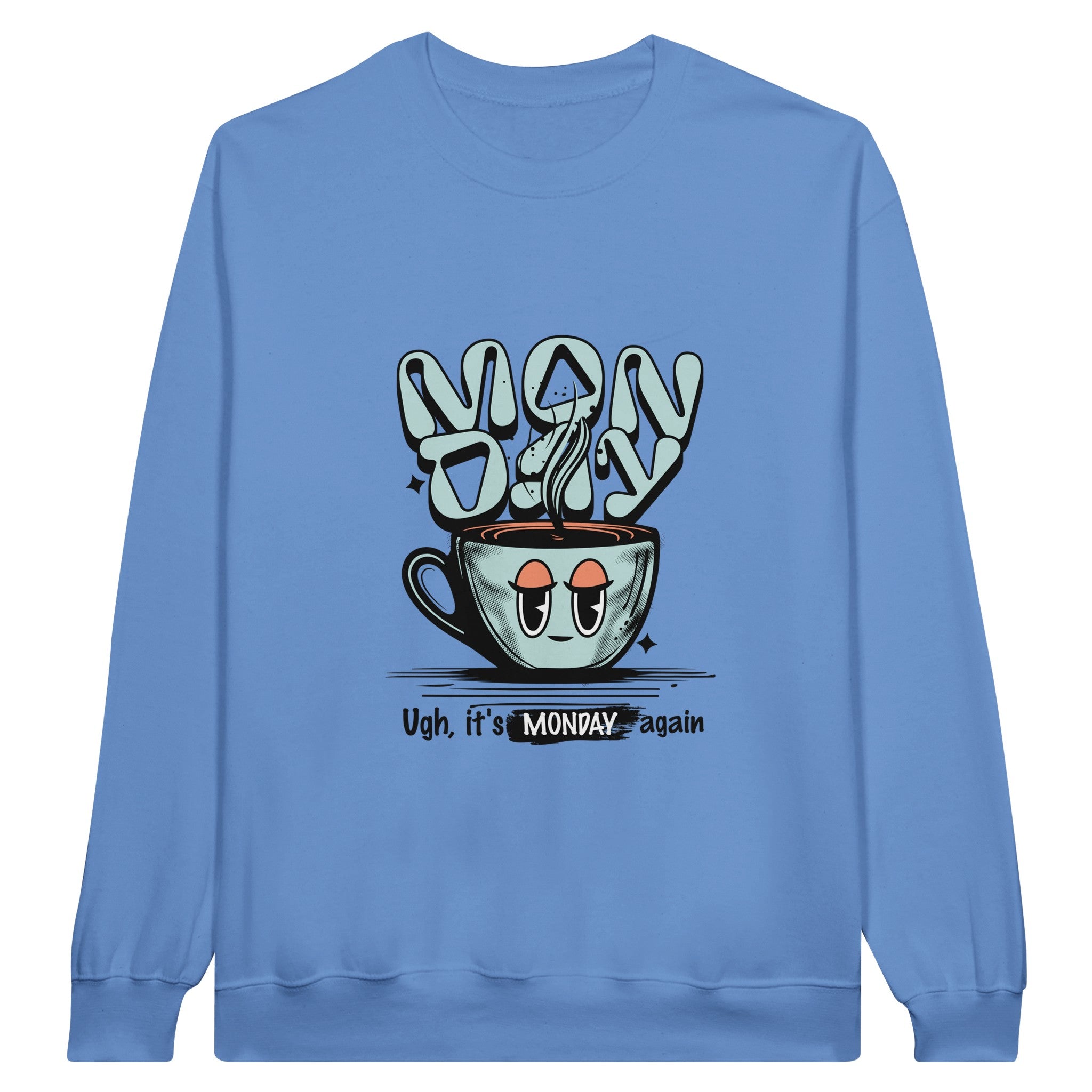 SORTYGO - Monday Men Sweatshirt in Carolina Blue