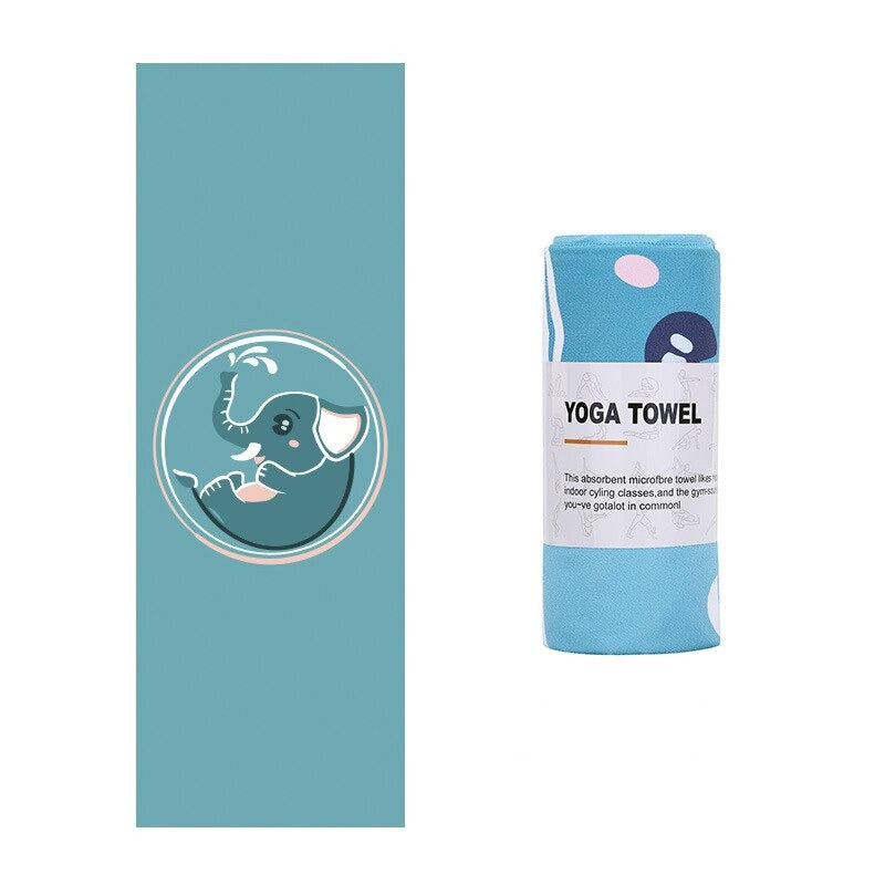 SORTYGO - Microfiber Non-Slip Printed Yoga Towel in P1