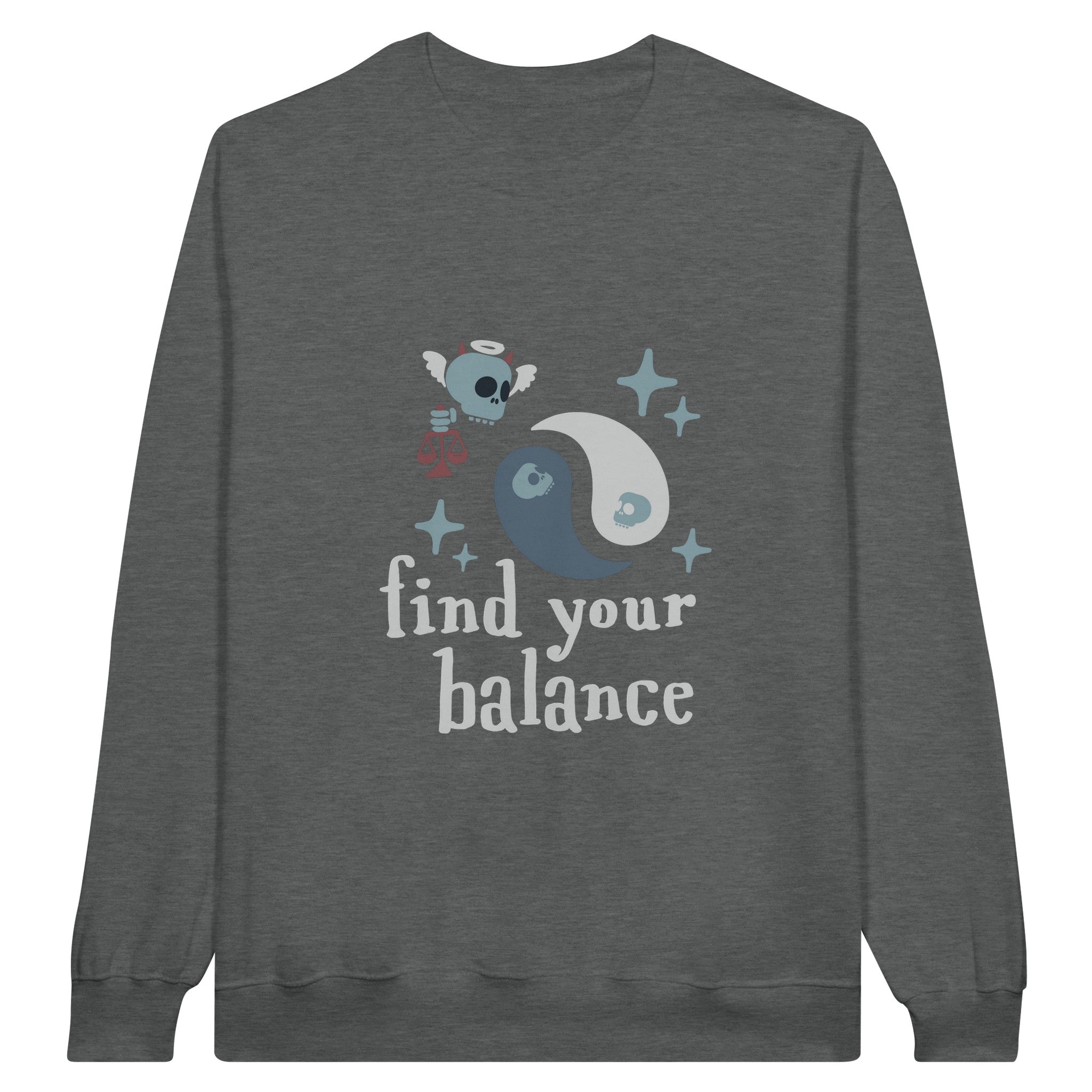 SORTYGO - Find Your Balance Men Sweatshirt in Graphite Heather