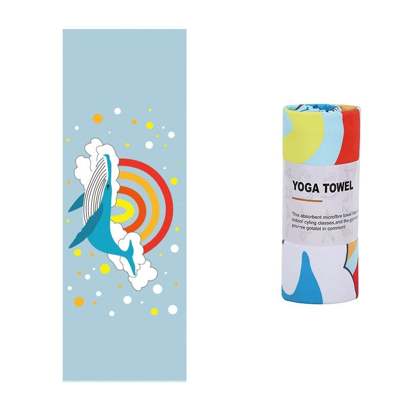 SORTYGO - Microfiber Non-Slip Printed Yoga Towel in P6