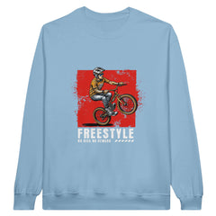 SORTYGO - Freestyle Cyclist Men Sweatshirt in Light Blue