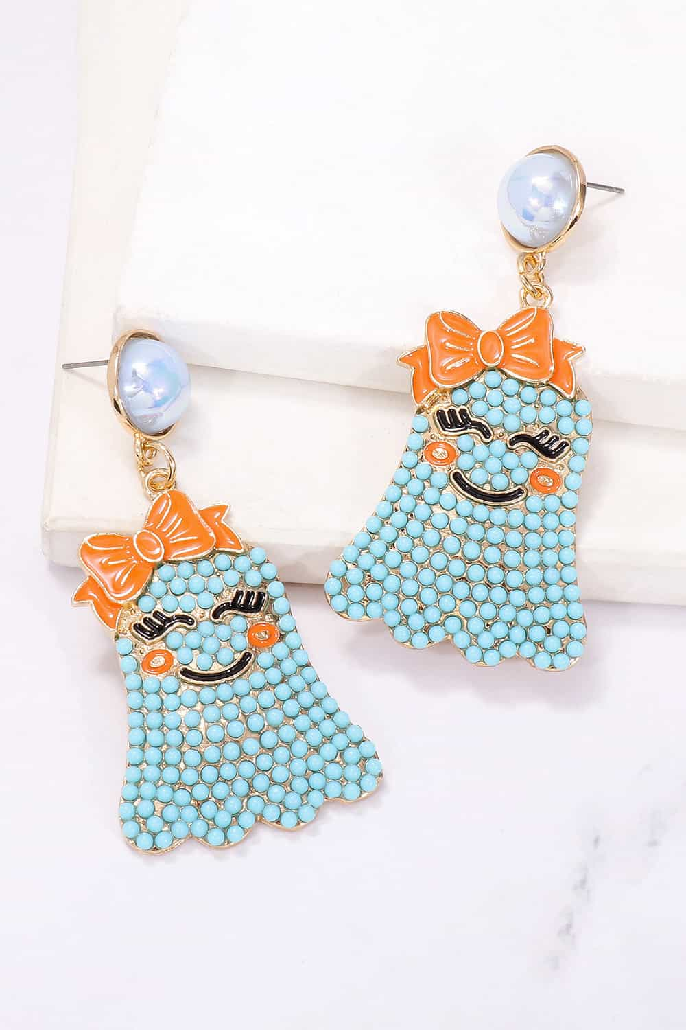 SORTYGO - Whimsical Ghost Earrings in