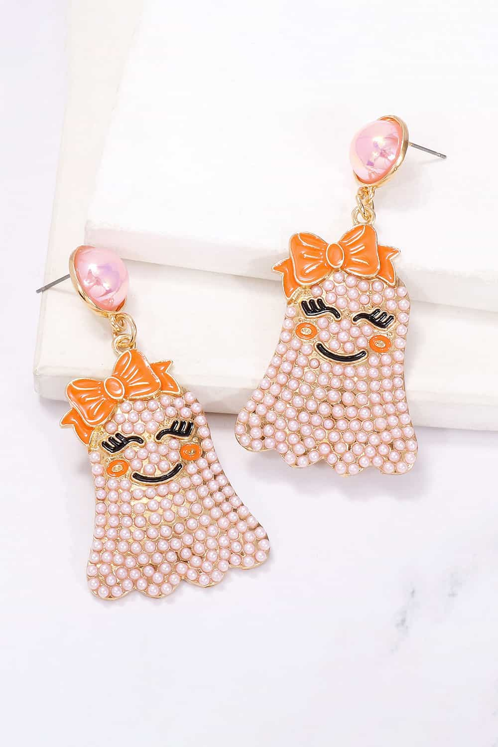 SORTYGO - Whimsical Ghost Earrings in