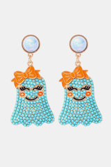 SORTYGO - Whimsical Ghost Earrings in Light Blue One Size