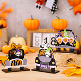 SORTYGO - Halloween Gnome Boo Ornaments Table Set in