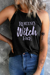 SORTYGO - Resting Witch Face Tank Top in