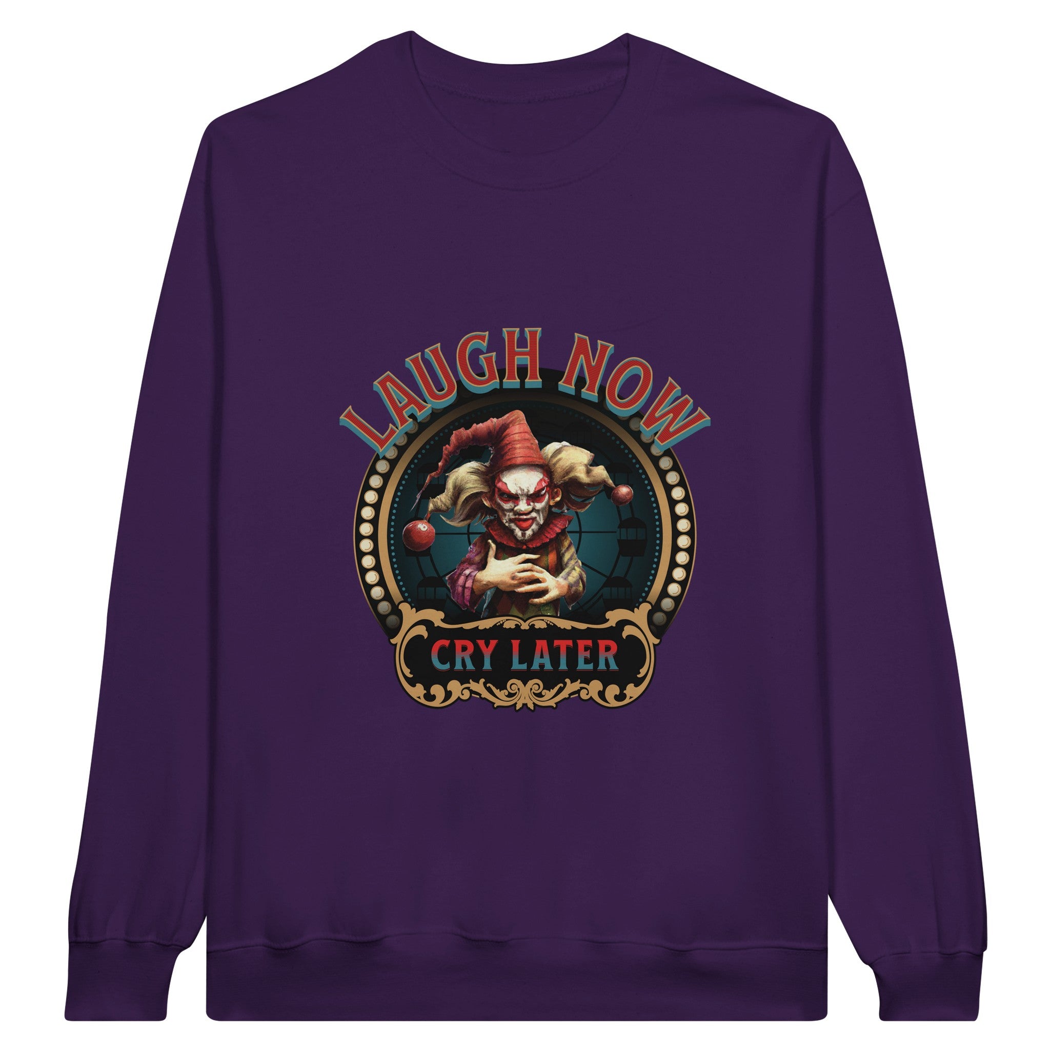 SORTYGO - Laugh Now Cry Later Men Sweatshirt in Purple