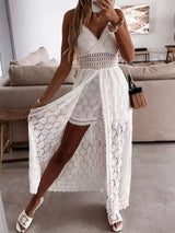 Boho Lace Maxi Dress - SORTYGO